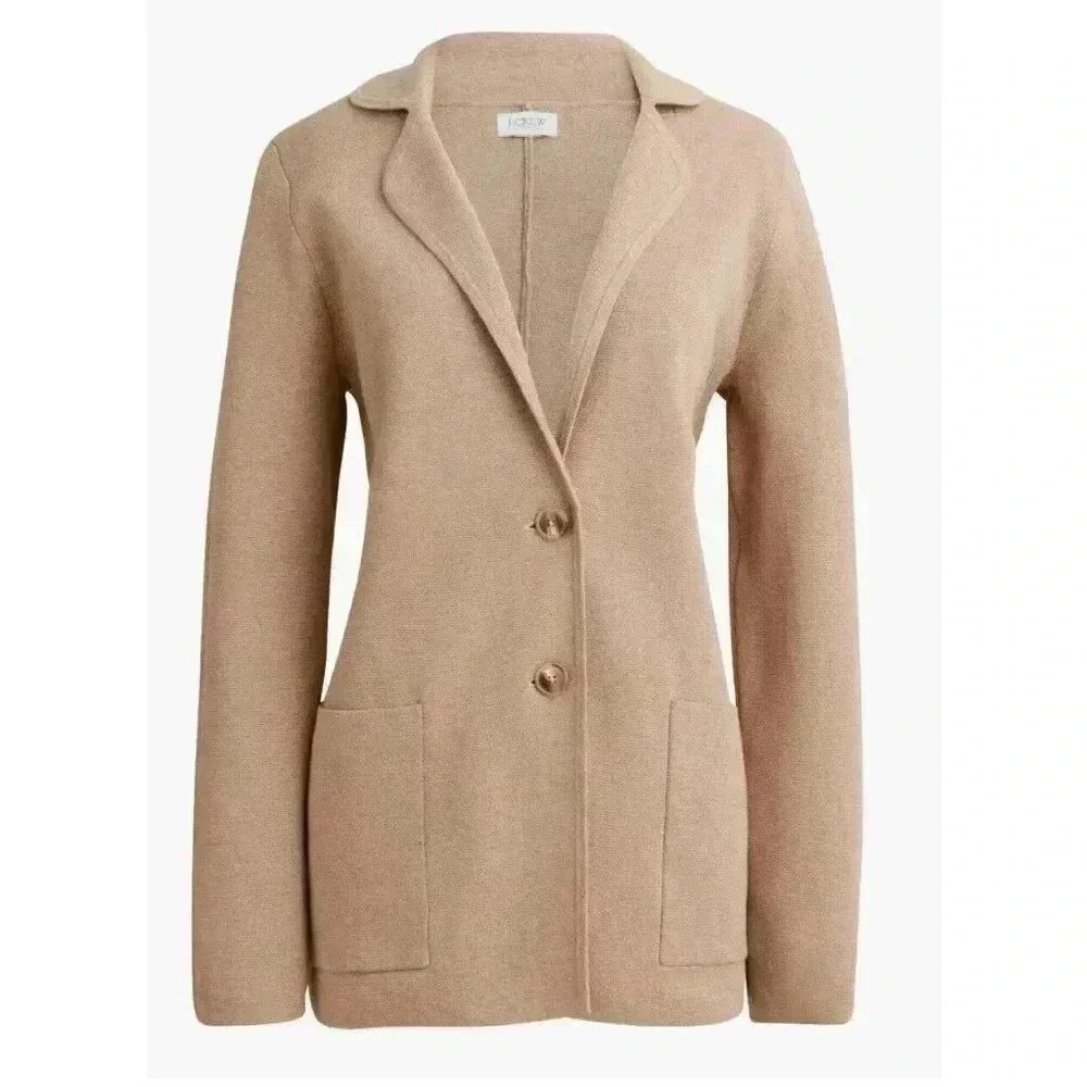 J. Crew Factory Tan Cardigan Sweater